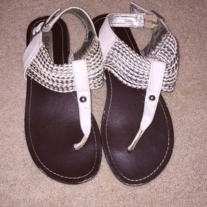 Steve Madden White Sandals
